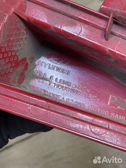 Катафот в задний бампер Hyundai Creta