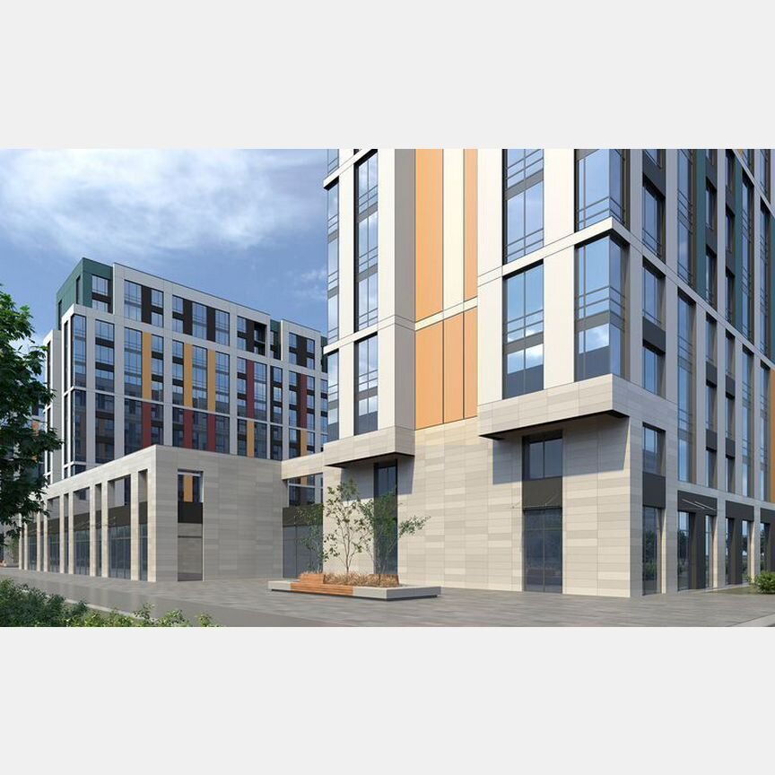 1-к. квартира, 33,8 м², 2/12 эт.