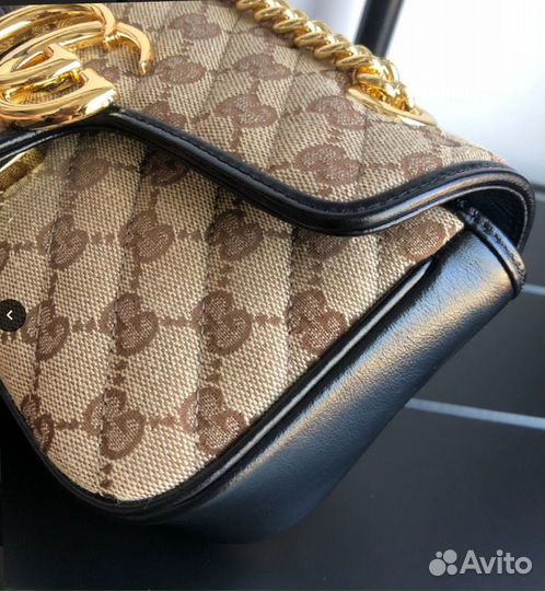 Сумка женская Gucci Marmont mini bag canvas