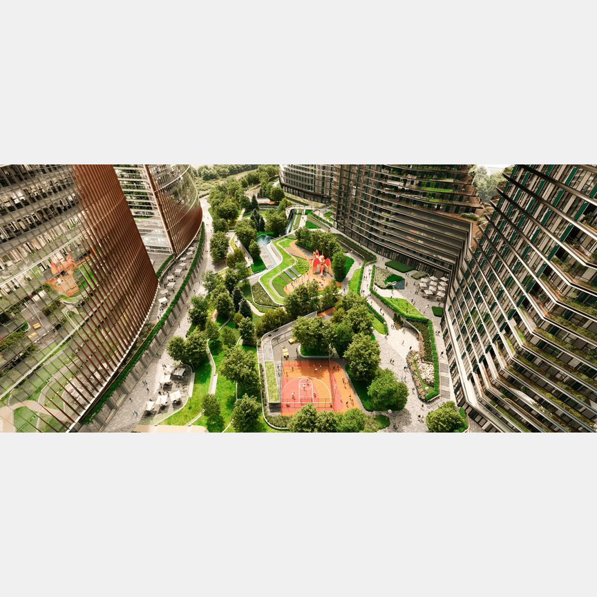 2-к. квартира, 85,3 м², 11/55 эт.