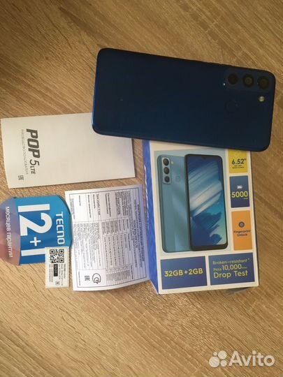 TECNO POP 5 LTE, 2/32 ГБ