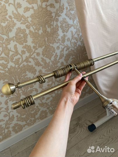 Гардина бронза