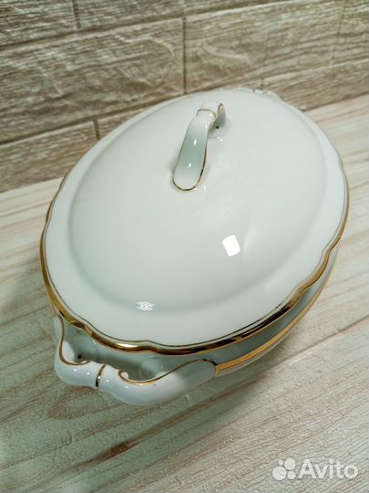 Утятница - супница крм Германия фарфор 1,5 литра