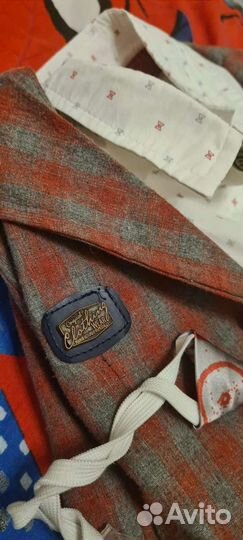Костюм 4-ка: пиджак+рубашка+брюки+галстук, качеств