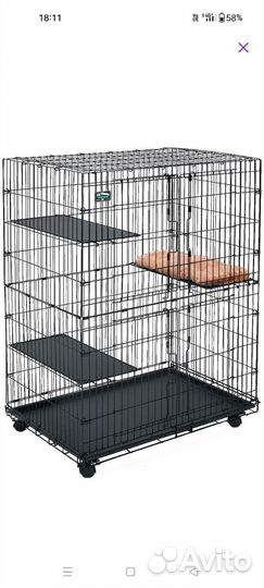 Клетка для кошки, животных, шиншил, птиц, собак