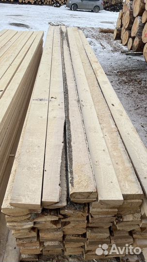 Доска обрезная 50х150х6000 для опалубки