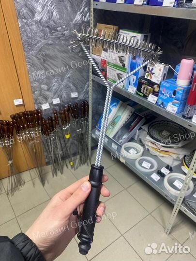 Щетка для чистки гриля 38 см