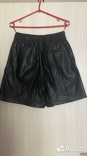 Шорты из экокожи