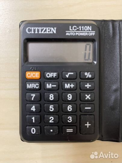 Калькулятор citizen lc 110n