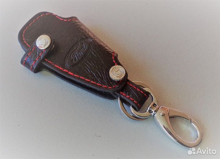 Чехол ключа зажигания смарт Ford 3 кнопки красная