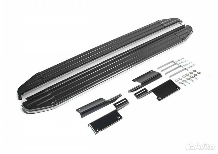 Пороги премиум блек нива