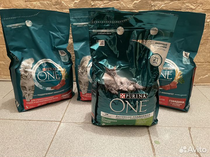 Сухой корм для кошек Purina One 3 кг