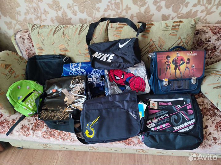 Рюкзаки, сумки спортивные, через плечо для школы