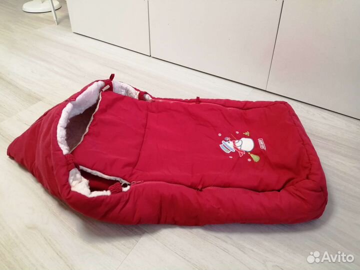 Конверт (вкладыш) меховой в коляску/санки