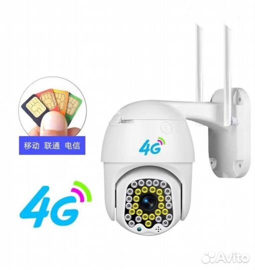 Комплект видеонаблюдения 4G на сим карте