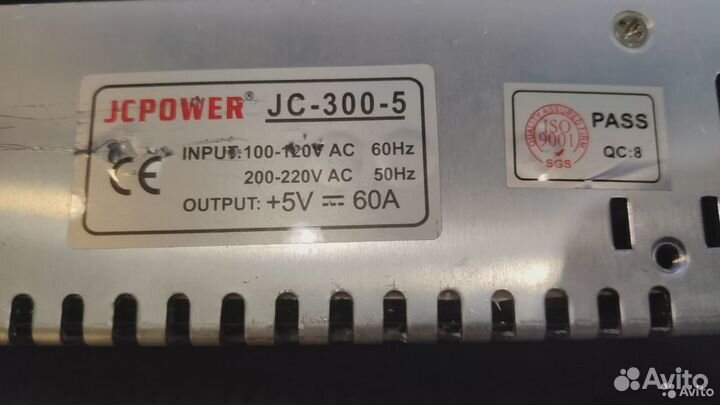 Блок питания 5V 60A 300W - для светодиодной ленты