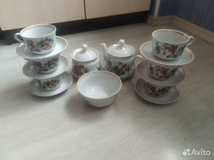 Чайный сервиз СССР на 6 персон