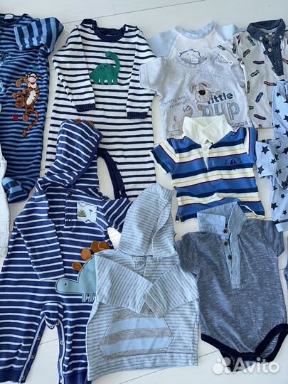 Детские вещи пакетом 3 - 6 и 6 - 9 мес на мальчика