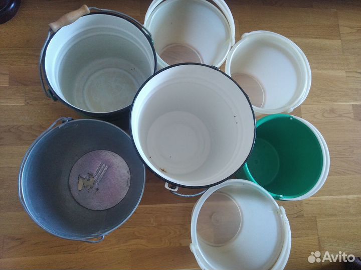 Ведра пластиковые