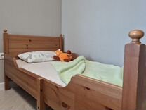 Детская кровать IKEA раздвижная с матрасом