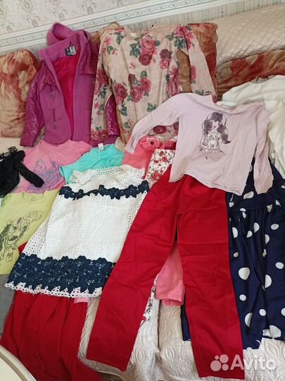 Огромный пакет вещей на девочку 146-152