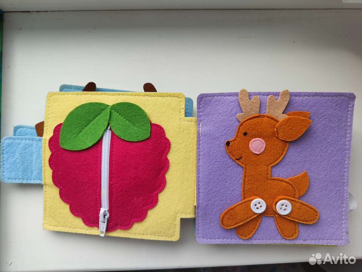 Развивающая книжка из фетра