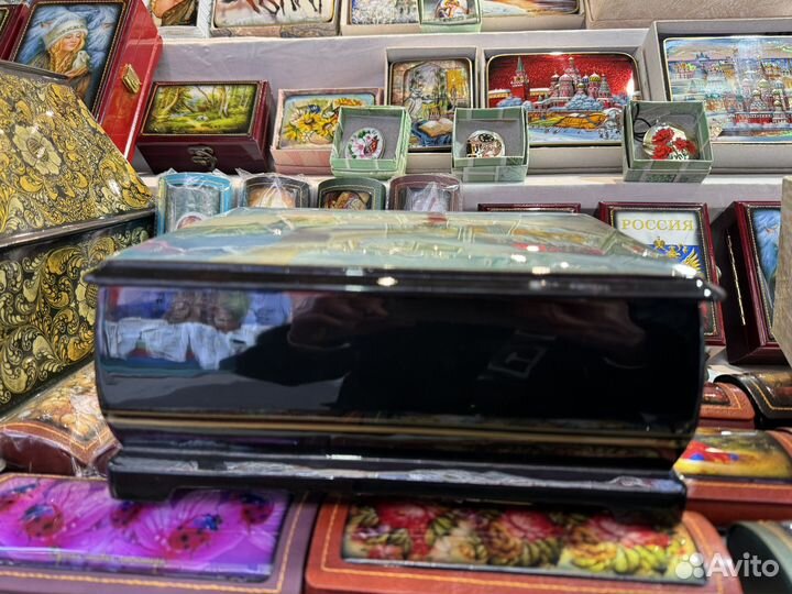 Шкатулки федоскино от профессиональных худодников