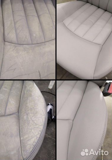 Покраска, ремонт, реставрация кожи и пластика