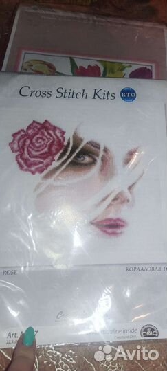 Остатки от набора для вышивания