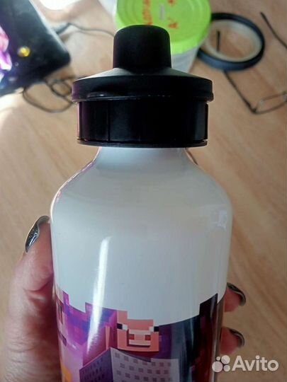 Детская новая бутылка для воды Майнкрафт. Колпино