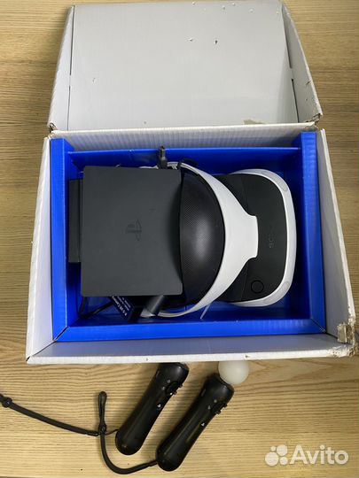 Продажа PS VR1 + 2 PS muve + переходник для PC