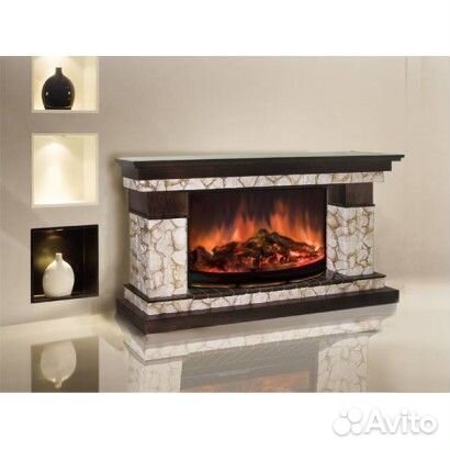 Электрокамин Glenrich Брайтон с топкой Rondo S86