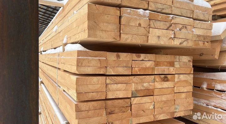 Доска обрезная 25х150х6000мм