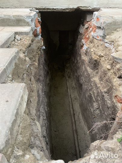 Земляные работы, землекоп, ручная копка, копка ям