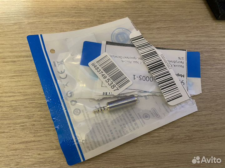 Переходник jack 2,5 в 3,5