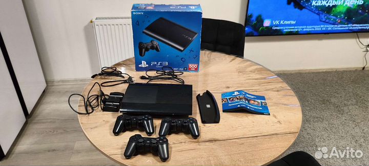 Sony playstation 3 super slim 500gb прошитая