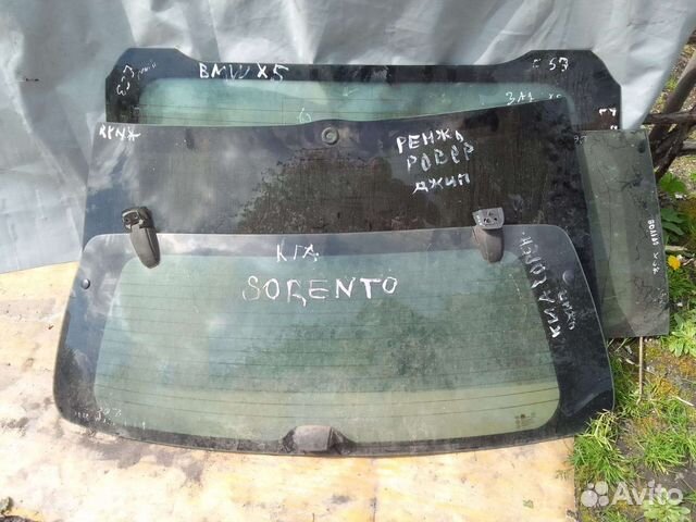 Kia sorento 2005 стекло заднее