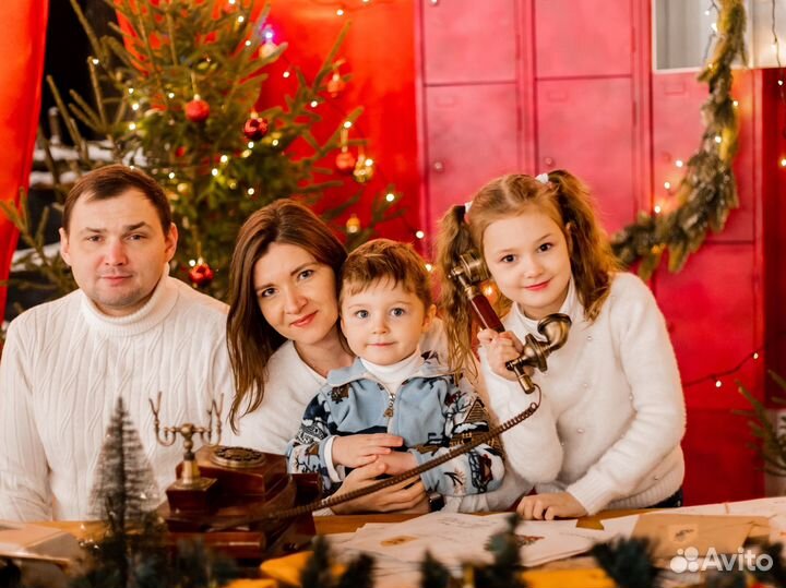 Новогодняя фотосессия под ключ Аренда фотостудии