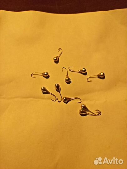 Мормышки вольфрамовые, капля