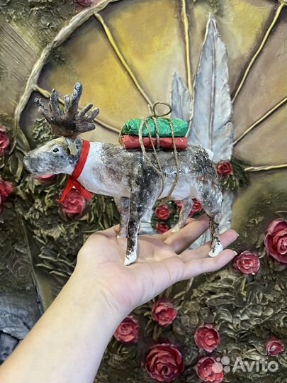 Ватная игрушка Северный Олень