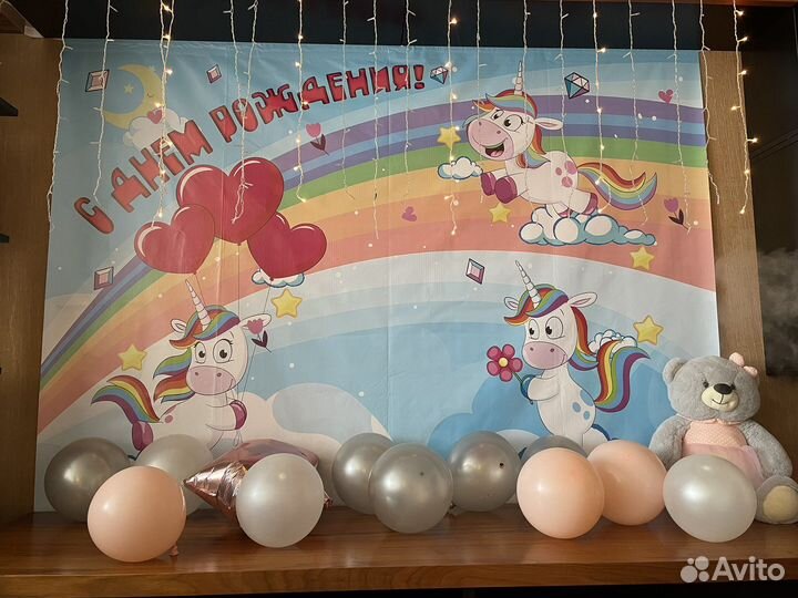 Баннер на день рождения