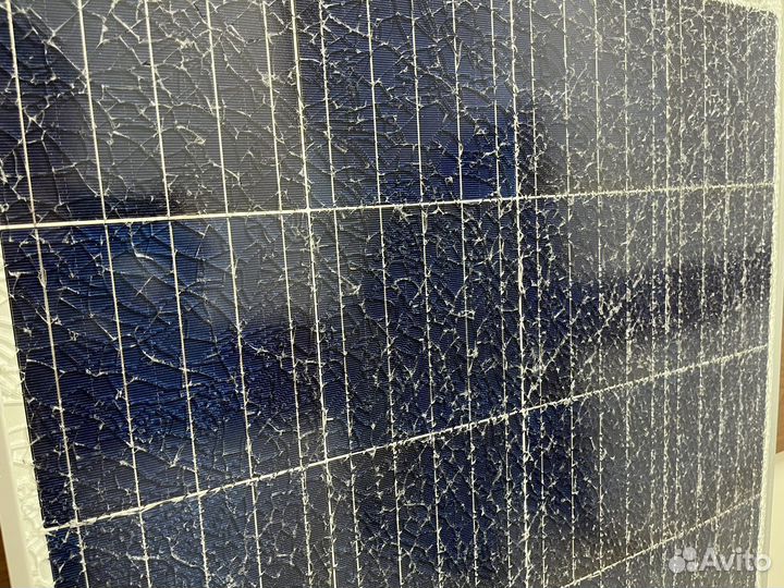 Солнечная батарея битая