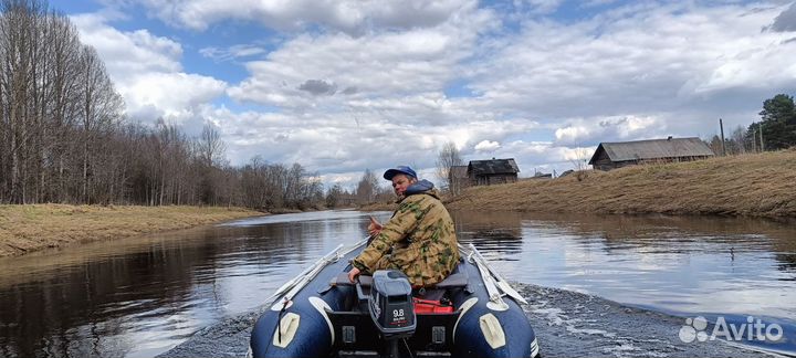 Лодка с мотором Solar 350 + sea pro 9.8