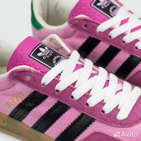 Кроссовки Adidas Gazelle x Gucci Pink Wmns