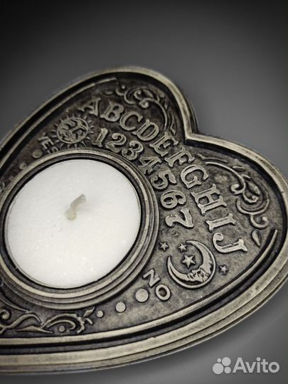 Подставка, подсвечник Сердце Уиджи, Валентинка