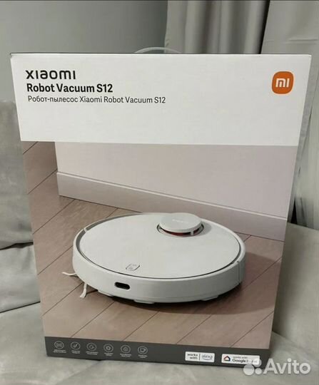 Xiaomi Robot Vacuum S12 EU Моющий пылесос новый