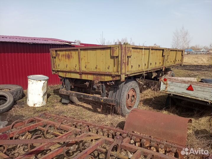 Прицеп бортовой на ЗИЛ и камаз, бортовой