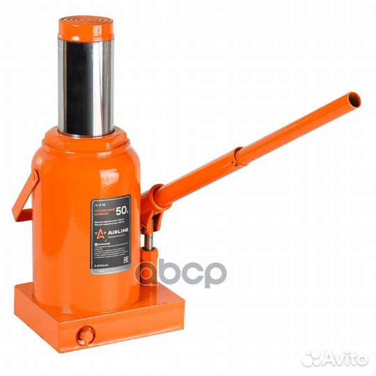 Домкрат бутылочный 50т PRO (MIN - 285 мм, MAX