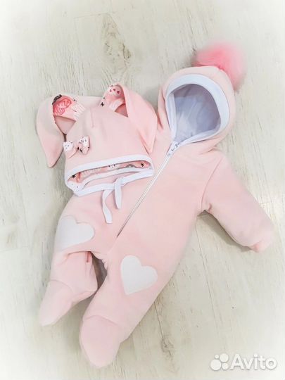 Комплект на выписку зима (осень) для девочки