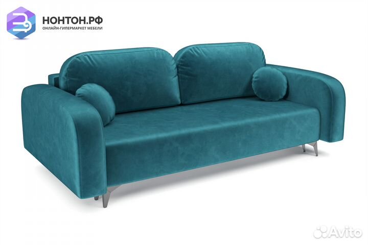 Диван тик-так Цюрих сине-зеленый